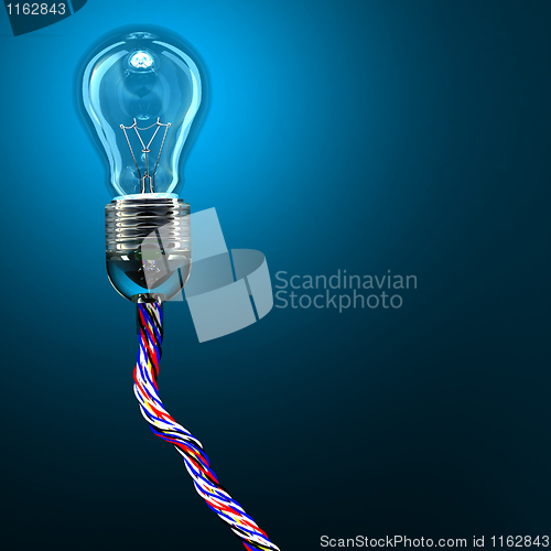 Image of light bulb background