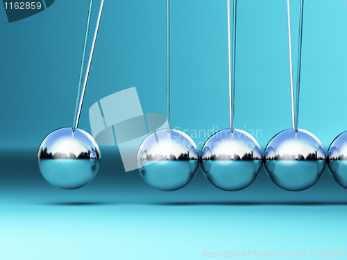 Image of newton cradle background