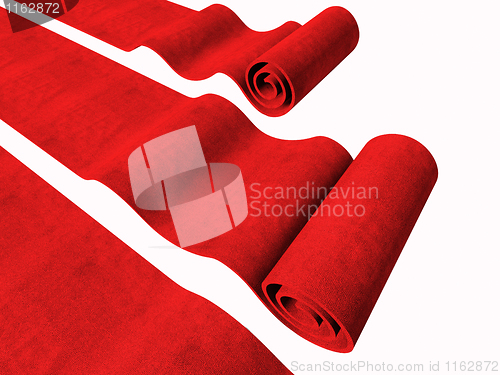 Image of red carpets background