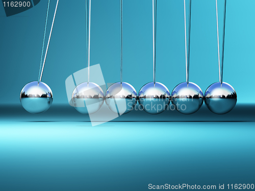 Image of newton cradle background