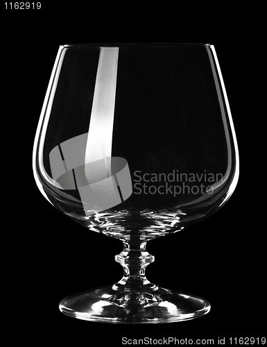 Image of glass goblet, isolated.