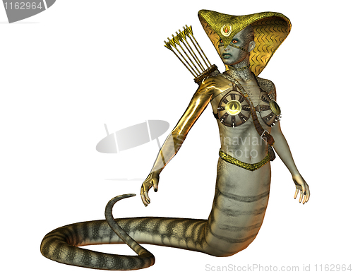 Image of female snake beings