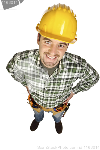 Image of funny manual worker portrait