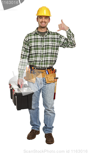 Image of handyman contact us