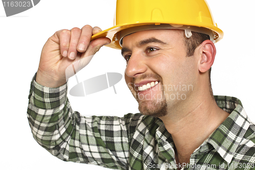 Image of friendly manual worker