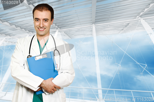 Image of smiling young doctor