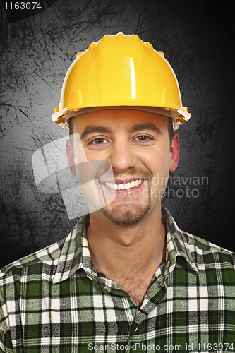 Image of smiling handyman portrait