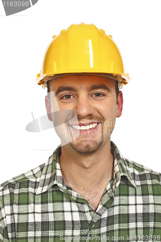 Image of smiling handyman portrait