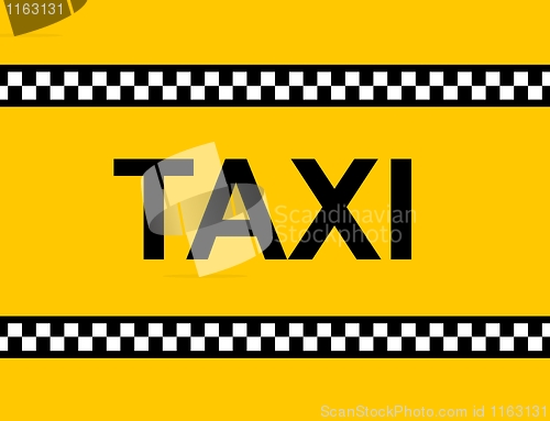 Image of TAXI Sign