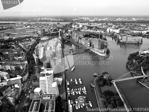 Image of Duesseldorf mediahafen harbour
