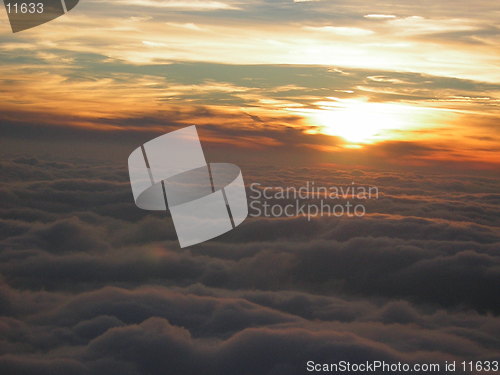 Image of sunset cloud