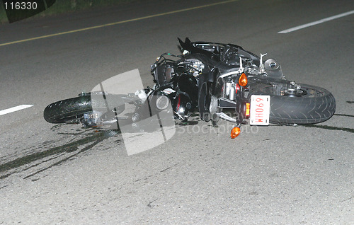 Image of motorcycle accident