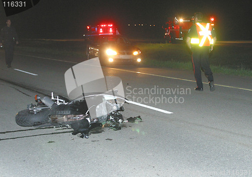 Image of motorcycle accident