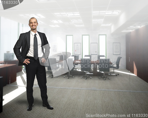 Image of confident businessman