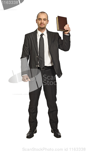 Image of man with book