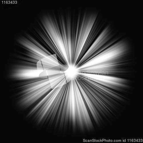 Image of Shining star: Beams of light in the dark