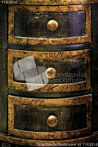 Image of Three drawers