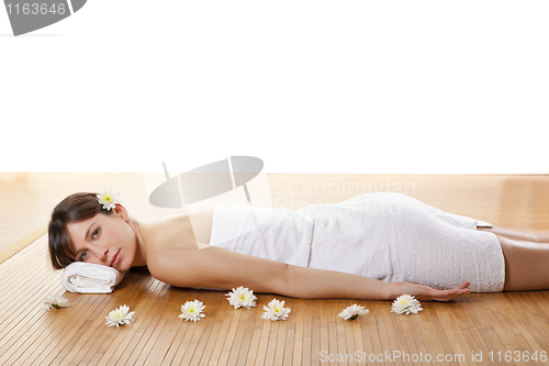 Image of Girl on a Spa