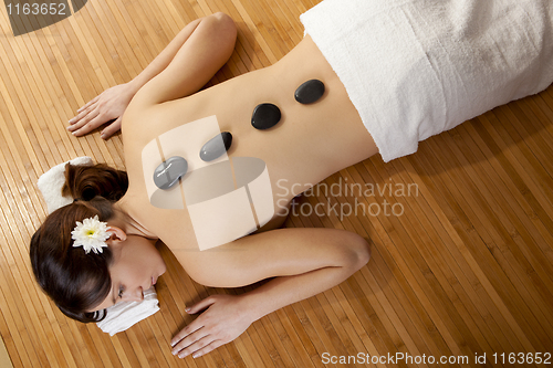 Image of Girl getting a spa treatment