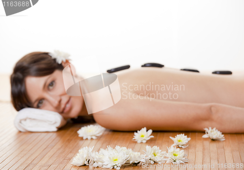 Image of Girl on a Spa