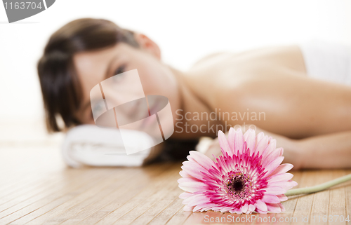 Image of Girl on a Spa