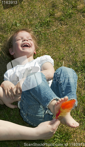 Image of Tickling feet