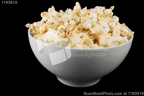 Image of Popcorn in a white bowl