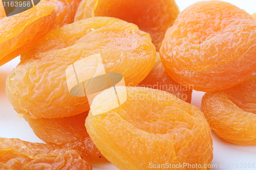Image of Healthy food. Dried apricots