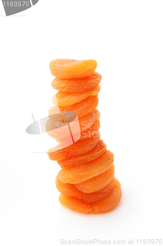 Image of Healthy food. Dried apricots