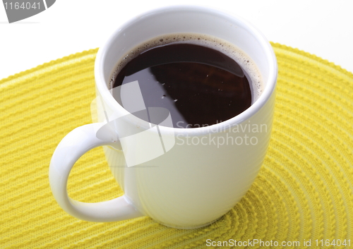 Image of White coffee cup
