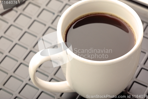 Image of White coffee cup