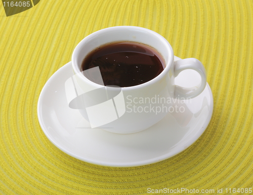 Image of White coffee cup