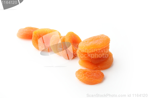 Image of Healthy food. Dried apricots