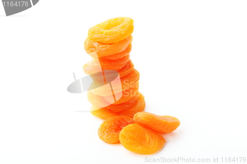 Image of Healthy food. Dried apricots