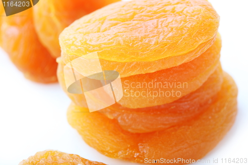 Image of Healthy food. Dried apricots