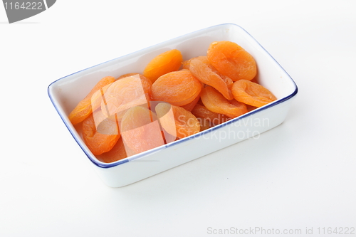 Image of Healthy food. Dried apricots