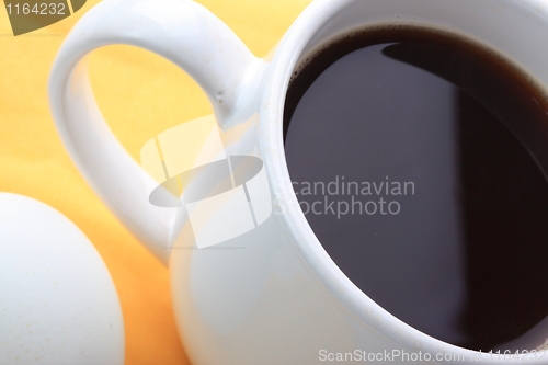 Image of White coffee cup