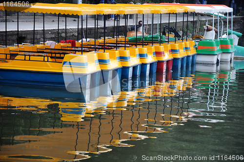 Image of Colorful boats