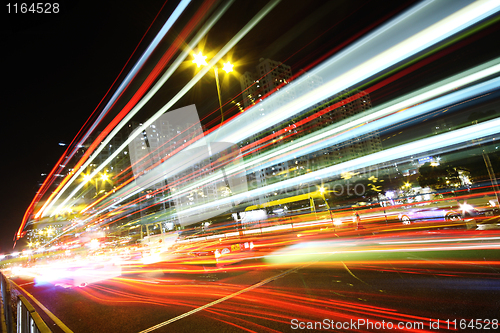 Image of traffic through downtown 