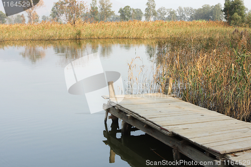 Image of Jetty on a lake 