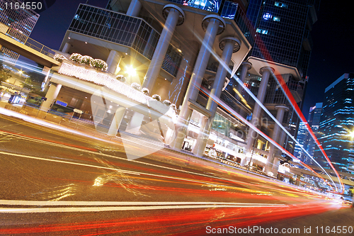 Image of traffic through downtown 