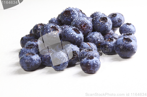 Image of detail of blueberry