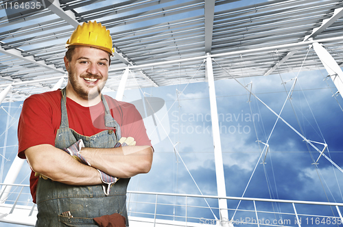 Image of real carpenter portrait