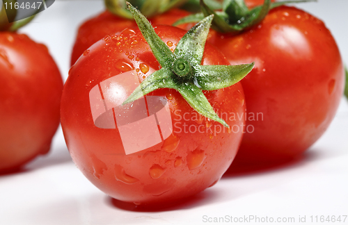 Image of fresh red tomatoes