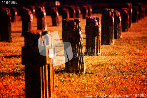 Image of graveyard in crespi d'adda