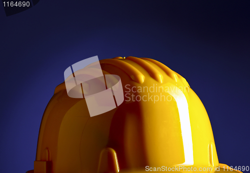 Image of yellow handyman's  helmet