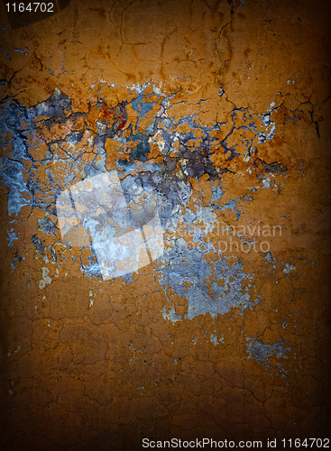 Image of grunge brown old wall