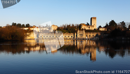 Image of hydroelectric power station in trezzo