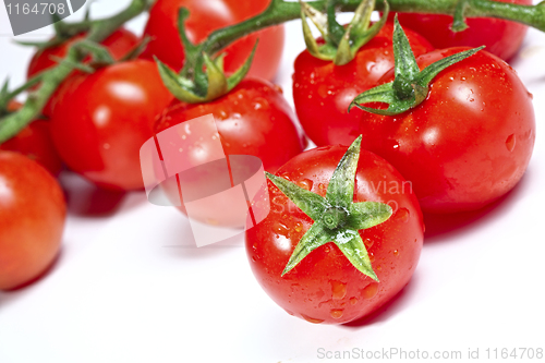 Image of tomatoes fresh vegetable background