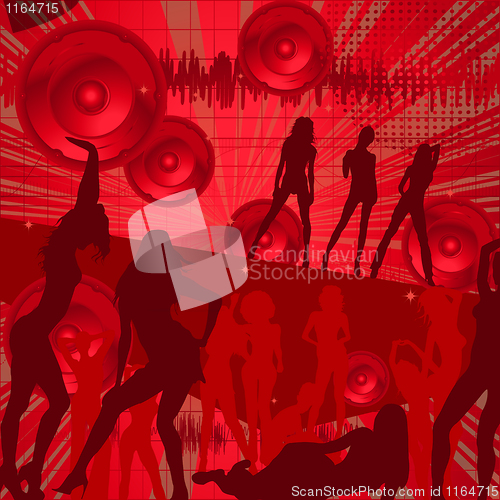 Image of Dancing party card